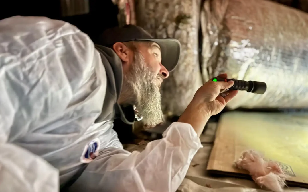 Damp Crawl Space After Winter