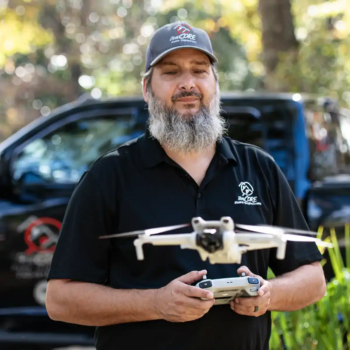 Home Re-Inspection_drone home inspector holding a drone